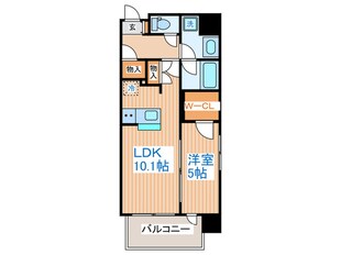 シーズンフラッツ晩翠通の物件間取画像